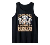 Dessert Baking Gnomes For Women Bakers with Funny Sayings Camiseta sin Mangas