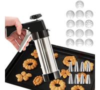 Dessert Decorating Syringe - Cupcake Filling Injector, Kit Stainless Steels Cake Decorating Tools, Cake Piping Kit,Icing Dispenser | Cakes Cream Squeezer For Baking Supplies Egg Filling Dessert Bakery