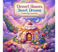 Dessert Houses, Sweet Dreams, A Cozy & Magical Coloring Adventure: A Cozy & Magical Coloring Adventure Through Sweet Little Cottage Worlds