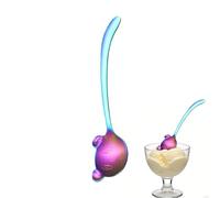 Dessert Spoons - 16.3x3.5cm Panda Stainless Steel Serving Utensils - Attractive Tea Spoons - Ergonomic Grip For Kitchen Home Hotel Dinner Restaurant Party Lunch Wedding Holiday