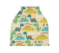 Dessin Animé De Dinosaures Colorés Cubierta de Lactancia Materna Asiento de Bebé Cubierta de Cochecito Transpirable Carros de La Compra Cubierta para Niños Niñas