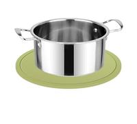 Dessous De Plat En Silicone 16 Cm - Tapis Isolat Thermique Antidérapant Et Résistant À La Chaleur, Support De Cuisine Imperméable Pour Marmites, Bols, Assiettes Et Moules, Lot De 1