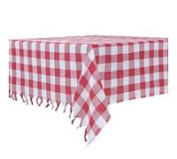 DESTALYA Mantel Picnic Tela Algodón 140 cm (Rojo 140 cm)