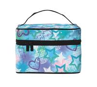 Destello de Estrellas de Rock, Bolsa de Maquillaje Bolsa de cosméticos Bolsa de artículos de tocador de Viaje portátil Estuche para lápices Bolsa de artículos de tocador