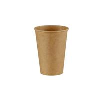 deSter x nupik - Vasos de cartón color Kraft de 220 cc, 50 unidades, Resistentes, A Prueba de Fugas, Ideal para Café, Té y Bebidas Refrescantes Frías, Sin Olores