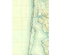 Destin - Fort Walton Beach Map Journal: Vintage Map Notebook