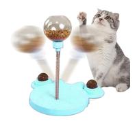 Destinador de golosinas, Treat Dispensa juguete para gatos, Hojas lentas de PET con catnip, Accesorios de ejercicio de caza de mascotas, juguete divertido para rompecabezas de mascotas