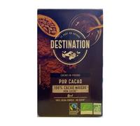 LE GOÛT DU VOYAGE DESTINATION - Cacao Puro y Ecológico 100% BIO - Solo 10-12% de Materia Grasa - Sabor Intenso - Ideal para Preparación de Recetas de Repostería y Postres - 250 g