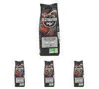Destination - Café Ecológico de Especialidad 100% Pur Arábica - Molido Orgánico - Tostado Artesanalmente - Intensidad Media - 250 g (Paquete de 4)