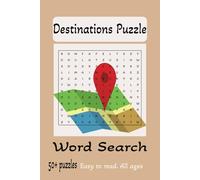 Destination Puzzles Word Search Book: Places Puzzles | 6x9 inches | 110 pages | 50+ puzzles