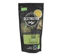 Destination - Té Verde Sencha Chino - Procedente de Cultivo Ecológico - Sabor Dulce y Finamente Picante - Efectos Diuréticos, Antioxidantes y Digestivos - 80 g
