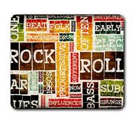 Destination Vinyl Ltd Cómodo ratón Mat - Retro Rock and Roll Music Band 23.5 x 19.6 cm (9.3 x 7.7 Pulgadas) para la computadora y el Ordenador portátil, Oficina, Regalo, Base Antideslizante - RM8201