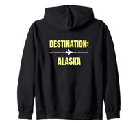 Destino Alaska Viajes Vacaciones Turista de Vacaciones Sudadera con Capucha