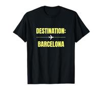 Destino Barcelona Viajes Vacaciones Turista Vacaciones Camiseta