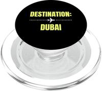 Destino Dubai Travel Vacaciones Turista de Vacaciones PopSockets PopGrip para MagSafe