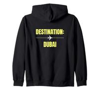 Destino Dubai Travel Vacaciones Turista de Vacaciones Sudadera con Capucha