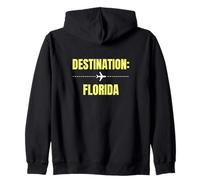 Destino Florida Travel Vacaciones Turista de Vacaciones Sudadera con Capucha