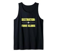 Destino Islas Feroe Viajes Vacaciones Turista Vacaciones Camiseta sin Mangas