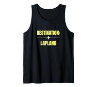 Destino Laponia Viajes Vacaciones Turista Vacaciones Camiseta sin Mangas