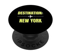 Destino Nueva York Viajes Vacaciones Turista de Vacaciones PopSockets PopGrip Adhesivo