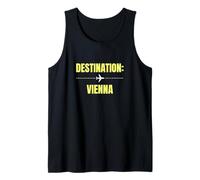 Destino Viena Viajes Vacaciones Turista Vacaciones Camiseta sin Mangas