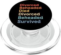 Destinos de Las Seis Esposas de Enrique VIII Divertida Historia Inglés PopSockets PopGrip para MagSafe