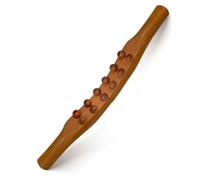 Deston Manual Massage Stick curvo Madera de madera curvada Punto de gatillo Masabrazer para fascia Celulita Muscle y abdomen Terapia corporal Masabra