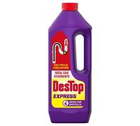 Destop Express Gel Desatascador Canalización 4 dosis, ideal agua estancada, todo tipo de tuberías, producto canalización, 950 ml
