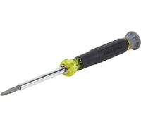 Destornillador 32581 Destornillador electrónico de precisión con puntas de fuerza industrial Klein Tools, amarillo/negro, 4 en 1