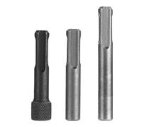 Destornillador Bit Holder Socket Adaptador Convertidor 3 uds Adaptador convertidor de mandril con vástago hexagonal de 1/4 pulgadas para taladro de martillo SDS