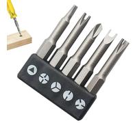 Destornillador Bit Set, Triángulo Insertar Atornillador Puntas 5 unids Juego De Puntas Para Destornillador En Forma De U, Robusto Herramienta Para Destornillador Interno Triangular Tipo (1.97x0.25