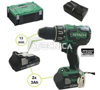Destornillador Brushless Percusión hitachi Hikoki DV18DBSL 18V x2 Bat 3A +