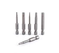 Destornillador cabeza hexagonal 8pcs Bits Set aleación S2 magnética 1/4 pulgada punta hexagonal destornillador cabeza hexagonal Bits H1.5-H8 50mm Longitud
