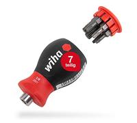 WIHA 33743 - Destornillador con cargador magnético 3801-03 Stubby 1/4'' Ref. 380103