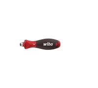 Wiha 32160 - Destornillador con portabits magnético 281 SoftFinish Stubby 1/4'' Ref. 28102, 125 mm