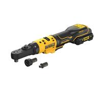 DEWALT Llave de carraca DCF500L2G-QW 12 V 3 Ah, llave de carraca 3/8 y 1/4 con 75 Nm de par fijo máx