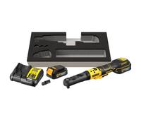 DeWALT Precisión DCF510E2G-QW 12V, llave de trinquete 3/8 y 1/2 con 102 Nm de par fijo máx