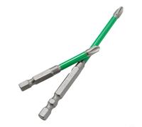 Destornillador de cruz especial FPH2 para electricista, cabeza ranurada de 5,5 mm, aleación de acero HRC63 con magnetismo, punta verde arenada para interruptor de enchufe (65 mm + 110 mm)