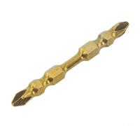 Destornillador de doble cabeza PH2, destornillador de cruz magnético de 65 mm, 100 mm, brocas de metal para taladro eléctrico, reparación de automóviles, montaje de muebles, electrodomésticos (65 mm)