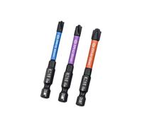 Destornillador de grado mecánico para trabajos eléctricos, juego de 3 puntas con aleaciones HRC63, acero duradero, antióxido, fosfatado, destornillador preciso