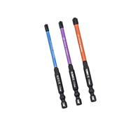 Destornillador de grado mecánico para trabajos eléctricos, juego de 3 puntas con aleaciones HRC63, acero duradero, antióxido, fosfatado, destornillador preciso