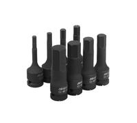 Destornillador de impacto 1/2, toma de broca hexagonal, llave eléctrica de alta resistencia, adaptador de taladro H5 a H19 cr-mo, herramienta manual for reparación de automóviles