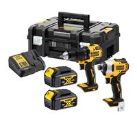 Destornillador de impacto DeWALT DCK2062M2T-QW 18V con batería