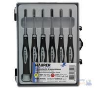 Destornillador De Precisión Maurer Plus Acero Templado Serie 6 Pz 4 Corte - 2