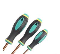 Destornillador de punta magnética con vástago hexagonal H1 5 a H6, longitud total ajustable 185 265 mm, mango de agarre antideslizante para un trabajo seguro y preciso (150 mm x 6)