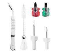 Destornillador de reparación de máquina de coser, herramienta de reparación destornillador para máquina de coser, 6 herramientas para máquinas de coser, juego de destornilladores de limpieza con