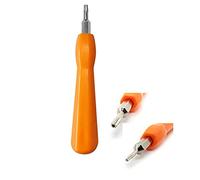 Destornillador de timbre de anillo, 1P 2 en 1 T6 y T15 Punta de doble punta para timbre de timbre Cambio de batería WiFi Restablecimiento de contraseña Acceso con varilla de desmontaje cruzado.