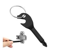 Destornillador de Viaje | Abrebotellas De Bolsillo Y Herramientas De Reparación - Mini Herramienta Multiusos | para Papá Novio Camping Trabajo Supervivencia Aire Equipaje Electrónica Tiendas de Campañ