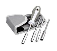Destornillador de zócalo - Kit adaptador de 4 tamaños, convertidor de unidad hexagonal | Juego de herramientas de bit de llave portátil, accesorio de reparación de bricolaje para hombres, niños, l