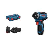 Destornillador eléctrico Bosch GSR 12V-35 con mango de pistola y 2 baterías